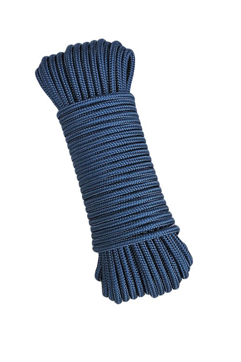 PES verstärktes Djembe Trommel Seil 5 mm Denimblau 20 m