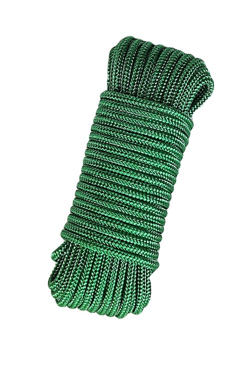 PES verstärktes Djembe Trommel Seil 5 mm Grün 20 m