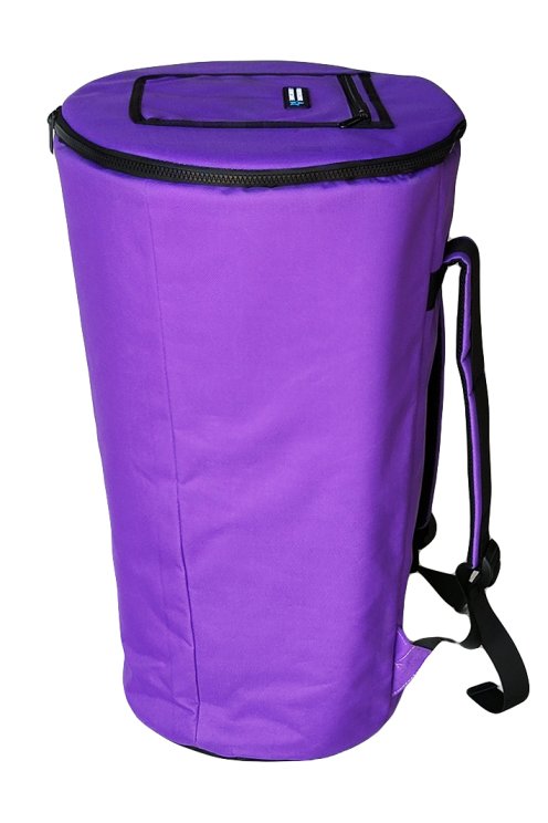 Percussion Africaine hohe Qualität Djembe Tasche L violett