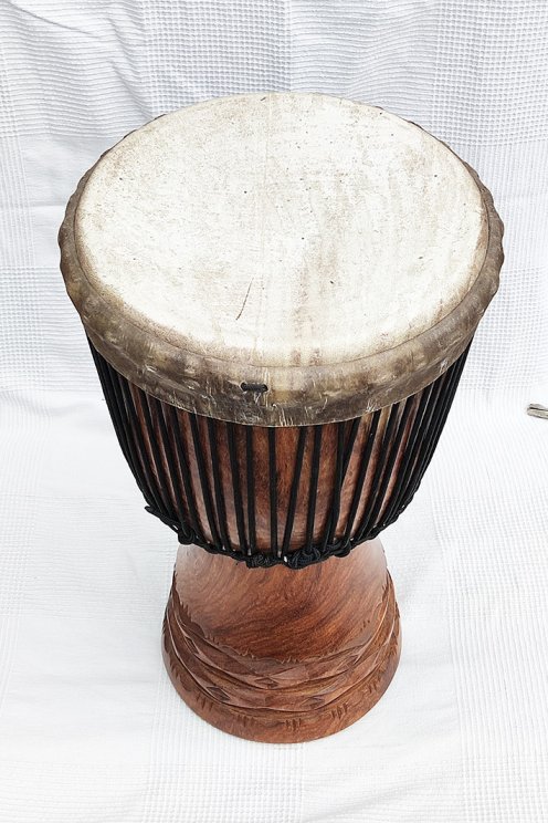 Palisander (Gueni) Djembe aus Guinea - Hohe Qualität Djembe