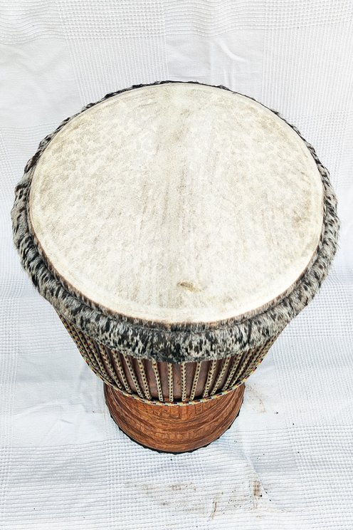 Große Djembe aus Guinea - Oberklasse Djembe Trommel