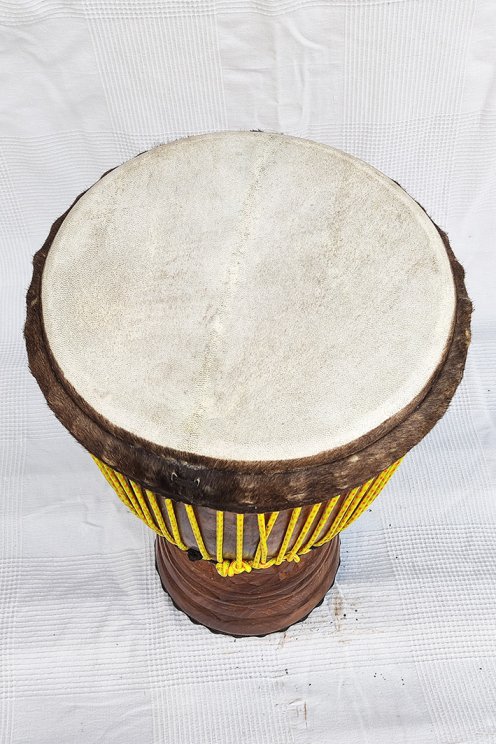 Große Djembe aus Guinea - Oberklasse Djembe Trommel