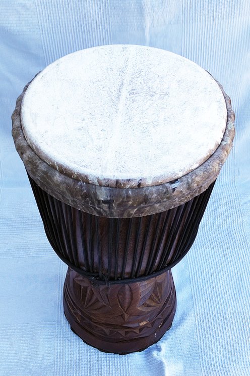 Große Djembe aus Guinea - Oberklasse Djembe Trommel