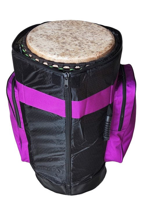 Percussion Africaine Premium Djembe Tasche XL Mauve