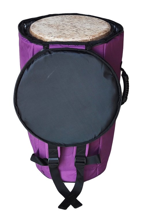 Percussion Africaine hohe Qualität Djembe Tasche XL Violett