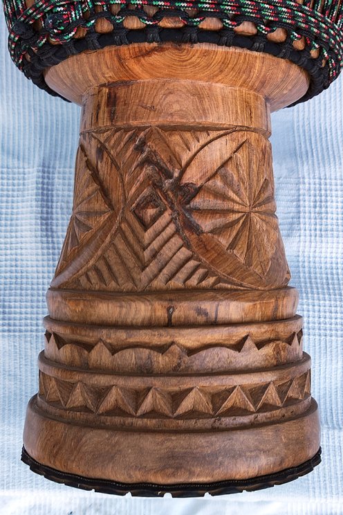Große Djembe aus Guinea - Oberklasse Djembe Trommel