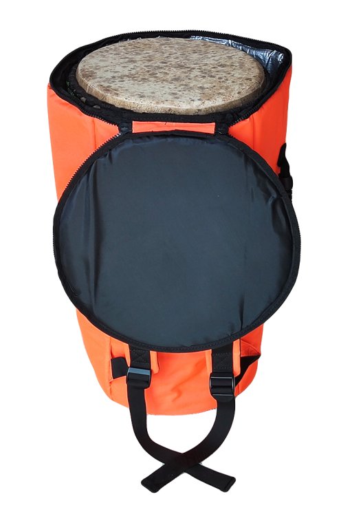 Percussion Africaine hohe Qualität Djembe Tasche XL orange