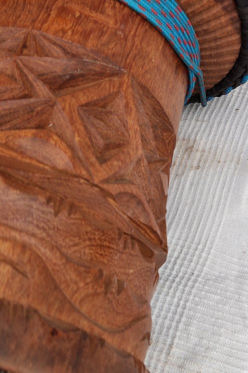 Große Djembe aus Guinea - Oberklasse Djembe Trommel