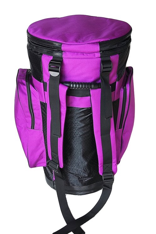 Percussion Africaine Premium Djembe Tasche XL Mauve
