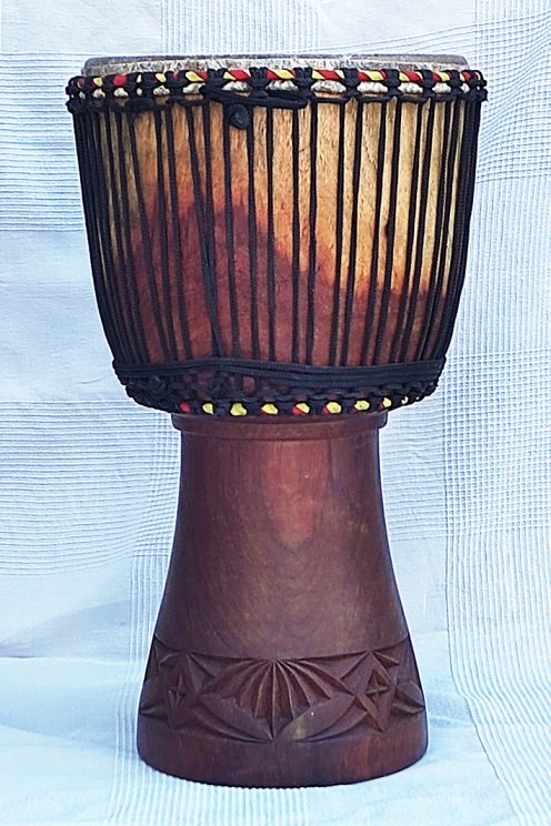 Djembe kaufen - Große Lenke Djembe trommel aus Mali