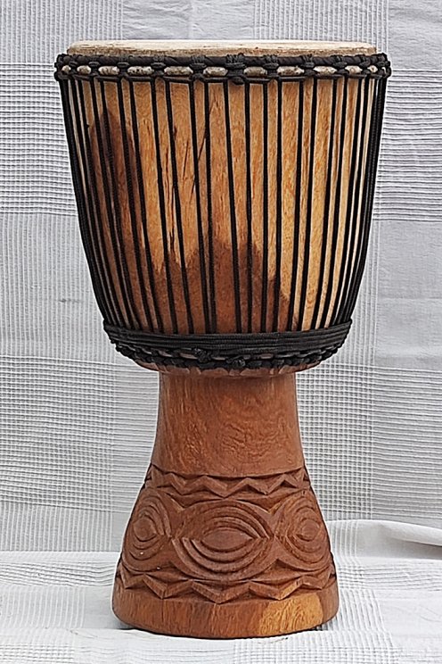 Djembe kaufen - Große Bushmango Djembe trommel aus Mali