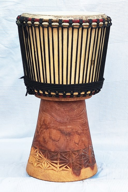 Djembe kaufen - Große Lenke Djembe trommel aus Mali