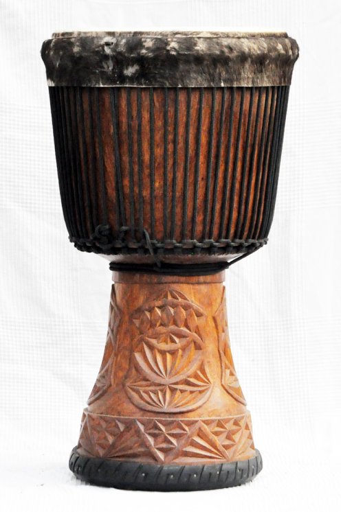 Große Djembe aus Guinea - Oberklasse Djembe Trommel