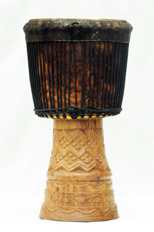 Große Djembe aus Guinea - Oberklasse Djembe Trommel