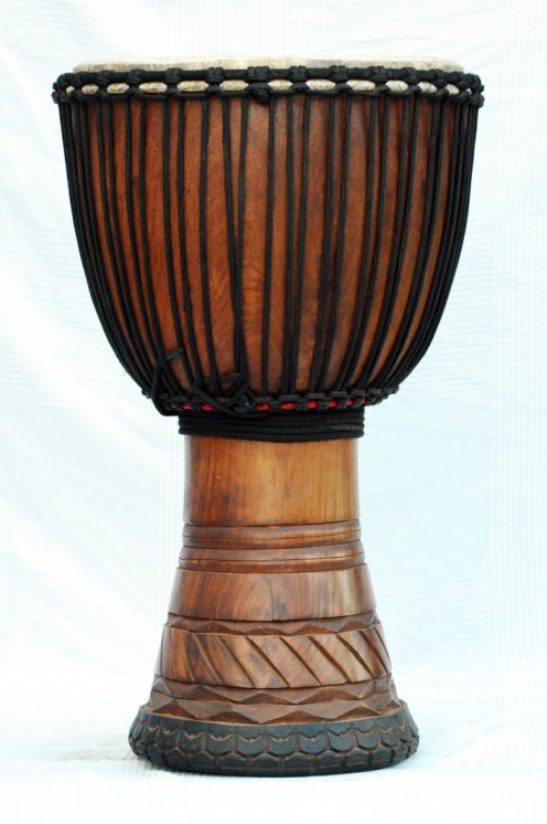 Profi Djembe kaufen - Große Bushmango Djembe Trommel aus Guinea