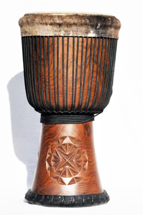 Große Djembe aus Guinea - Oberklasse Djembe Trommel