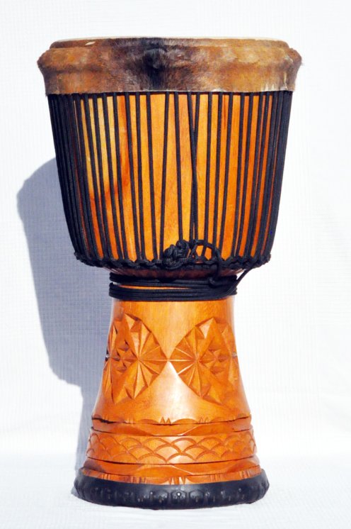 Große Djembe aus Guinea - Oberklasse Djembe Trommel