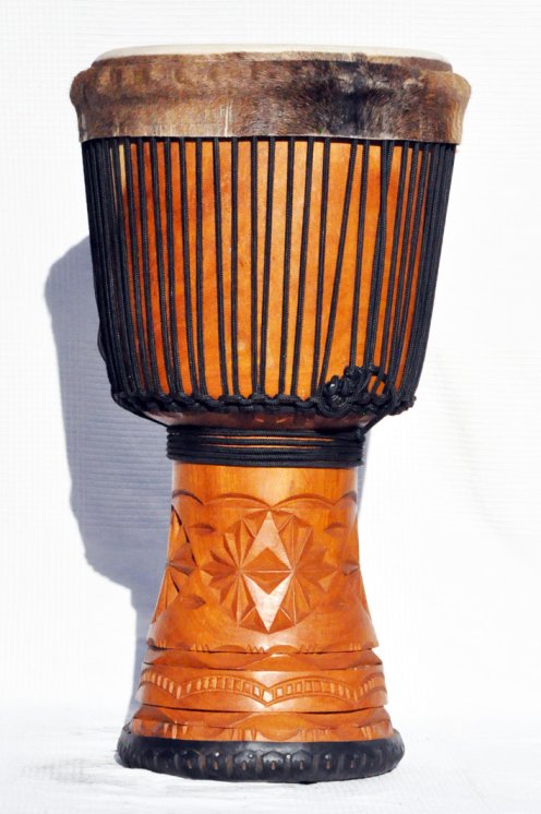 Große Djembe aus Guinea - Oberklasse Djembe Trommel