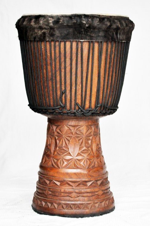 Große Djembe aus Guinea - Oberklasse Djembe Trommel