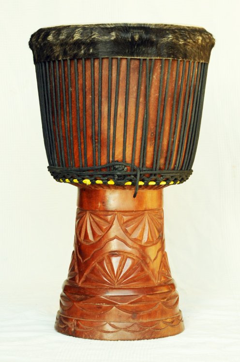 Große Djembe aus Guinea - Oberklasse Djembe Trommel