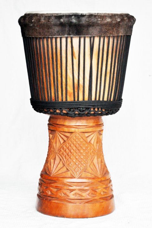 Große Djembe aus Guinea - Oberklasse Djembe Trommel