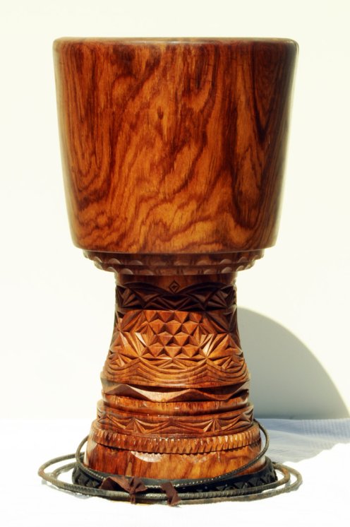 Palisander (Gueni) Djembe Korpus aus Guinea - Oberklasse Djembe