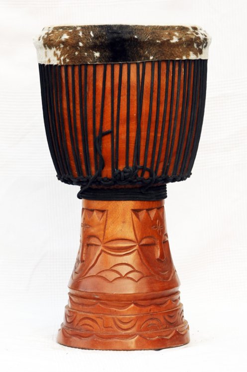 Große Djembe aus Guinea - Oberklasse Djembe Trommel
