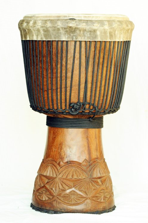 Große Djembe aus Guinea - Oberklasse Djembe Trommel