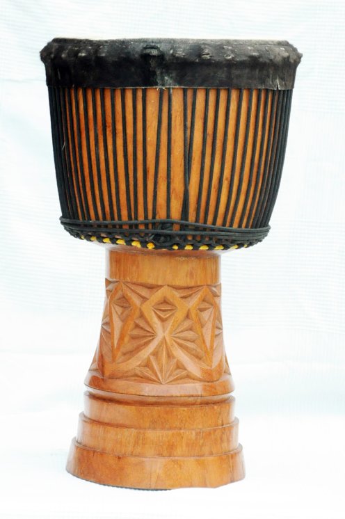 Große Djembe aus Guinea - Oberklasse Djembe Trommel