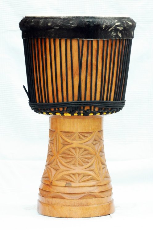 Große Djembe aus Guinea - Oberklasse Djembe Trommel