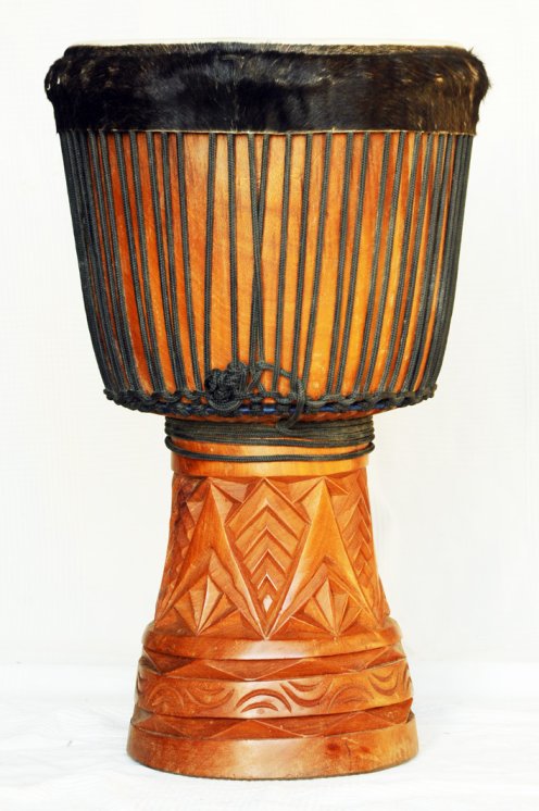Große Djembe aus Guinea - Oberklasse Djembe Trommel