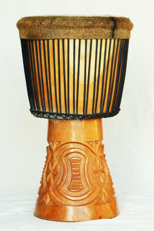 Große Djembe aus Guinea - Oberklasse Djembe Trommel