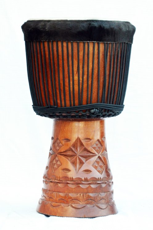 Große Djembe aus Guinea - Oberklasse Djembe Trommel