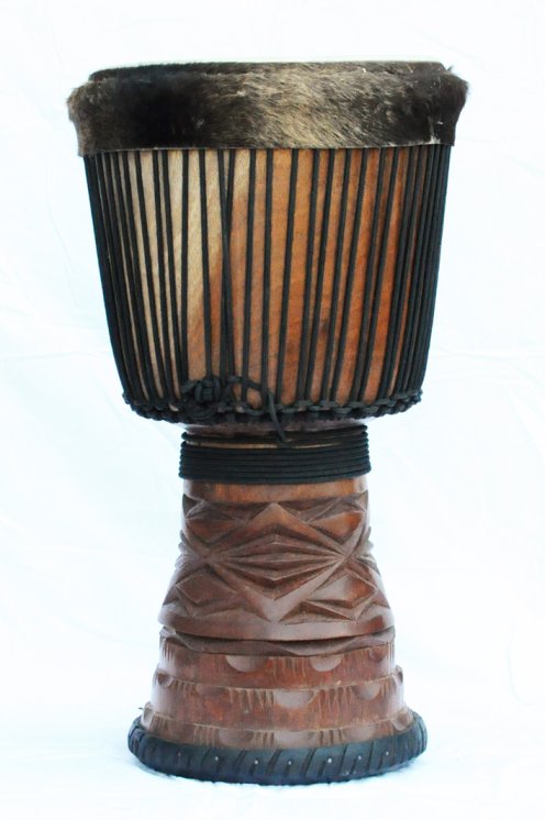Große Djembe aus Guinea - Oberklasse Djembe Trommel