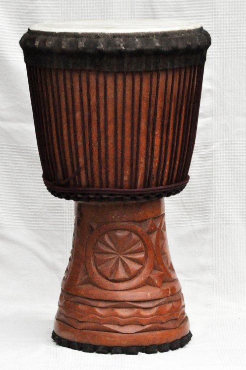 Große Djembe aus Guinea - Oberklasse Djembe Trommel
