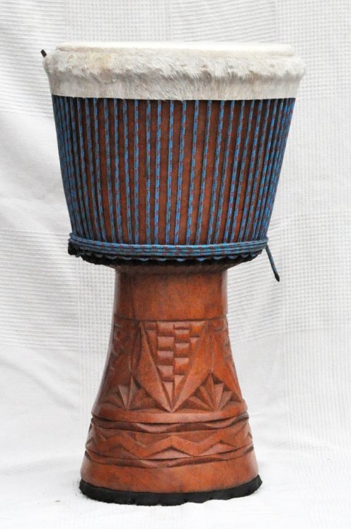 Große Djembe aus Guinea - Oberklasse Djembe Trommel