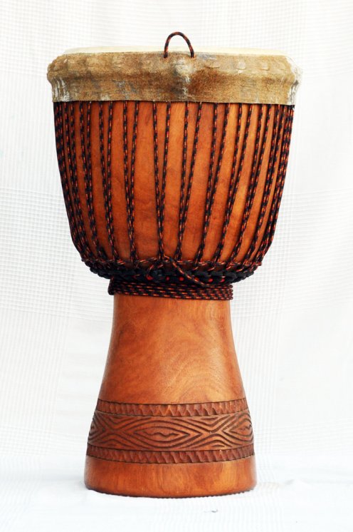 Premium Djembe aus Mali - Lenke Große Oberklasse Djembe