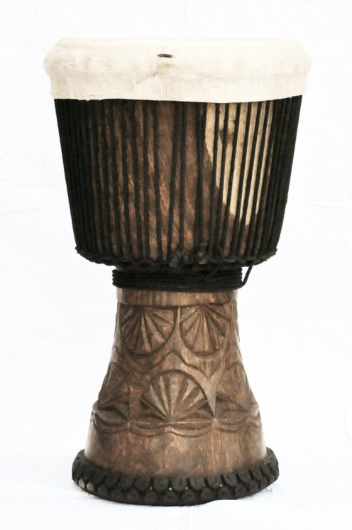 Große Djembe aus Guinea - Oberklasse Djembe Trommel