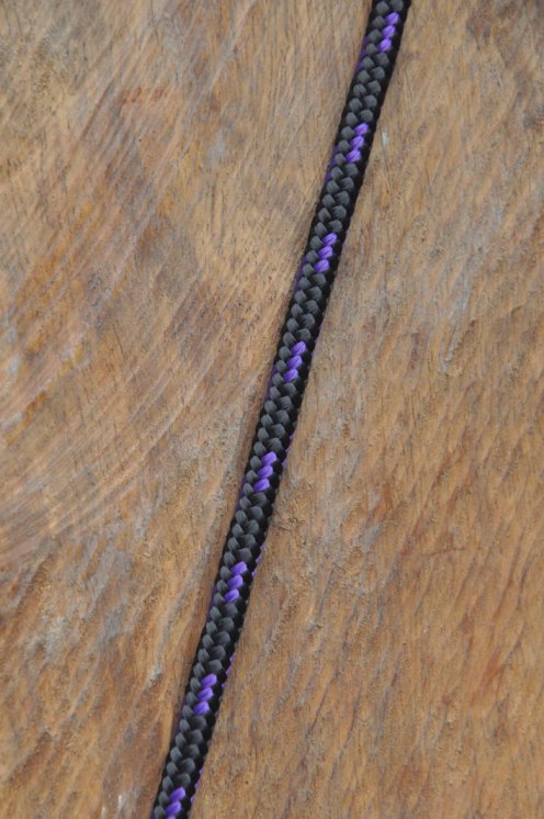 Ø5 mm schwarzes / violettes vorgerecktes Tau für Djembe Trommel - Djembe Seil