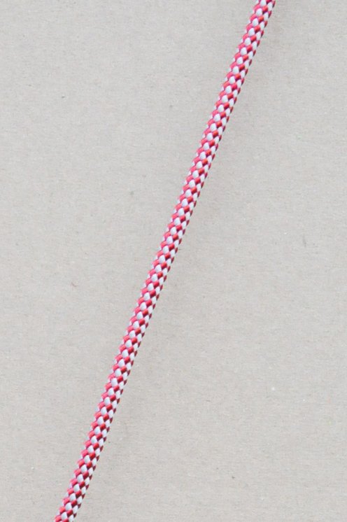 Ø5 mm Djembe Tau (Schachbrett, grau / rot, 100 m) - Seil für Djembe Trommel