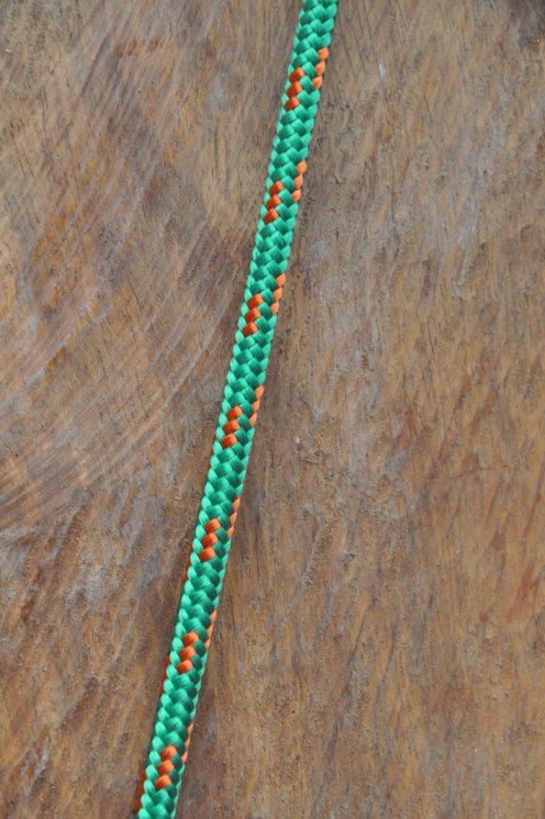 Ø5 mm grünes / oranges Tau für Djembe Trommel - Djembe Seil