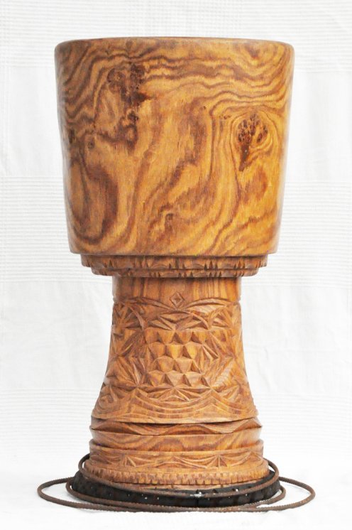 Palisander (Gueni) Djembe Korpus aus Guinea - Oberklasse Djembe