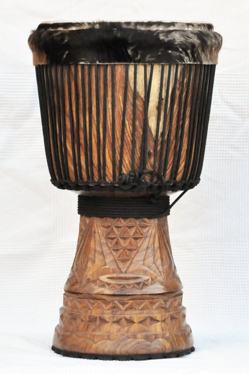 Große Djembe aus Guinea - Oberklasse Djembe Trommel