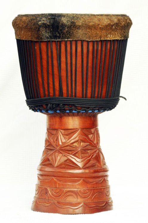 Große Djembe aus Guinea - Oberklasse Djembe Trommel