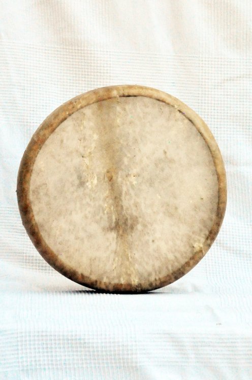 Schamanische Ritualtrommel (Schamanentrommel) mit Ziegenfell