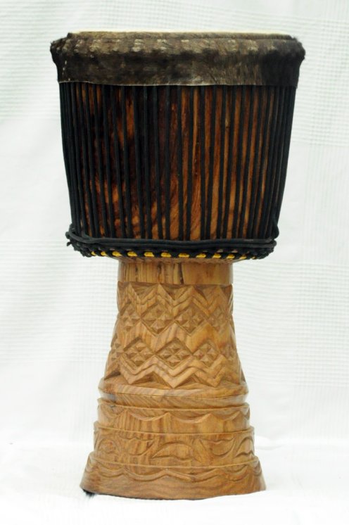 Große Djembe aus Guinea - Oberklasse Djembe Trommel