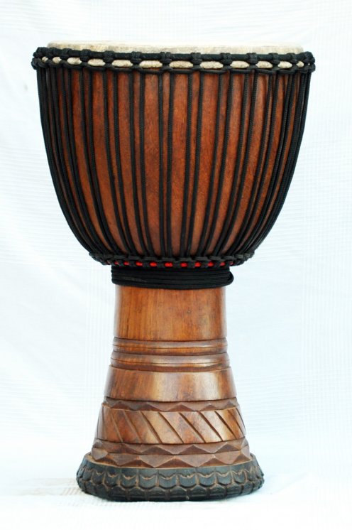 Profi Djembe kaufen - Große Bushmango Djembe Trommel aus Guinea
