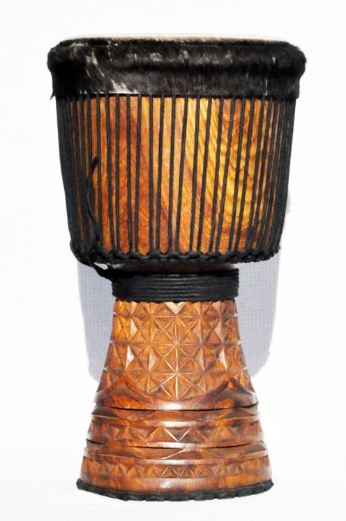 Große Djembe aus Guinea - Oberklasse Djembe Trommel