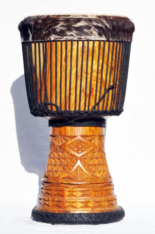 Große Djembe aus Guinea - Oberklasse Djembe Trommel