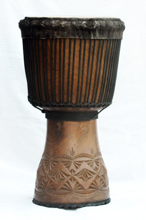 Große Djembe aus Guinea - Oberklasse Djembe Trommel